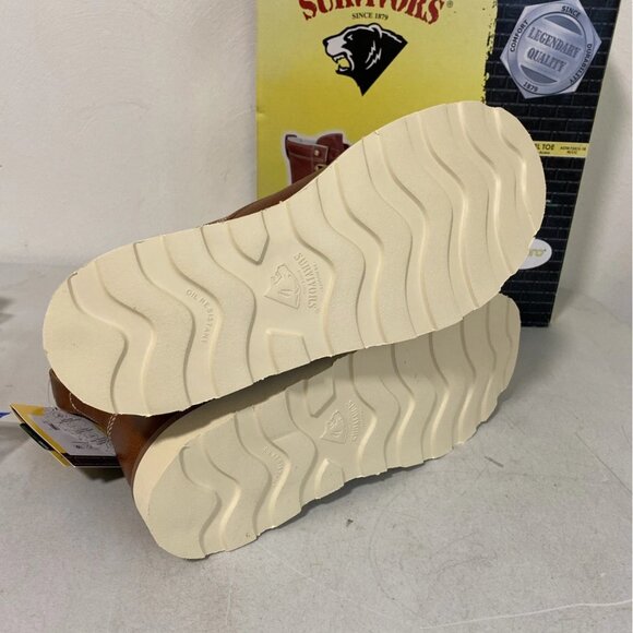 Herman Survivors Men's Leather Steel Toe Work Boots 13 - Picture 3 of 4